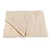 BakeWarePlus Bakers Dough Couche Proofing Flax Cloth 18 x 30 Inch for Baking French Bread Baguettes Loafs