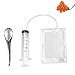 Caviar Maker, Molecular Gastronomy Kit, Acrylic 96-Holes Caviar Maker Tool Kit with Syringe & Spoon for Molecular Gastronomy