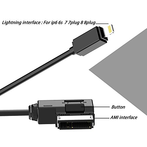 CHELINK 2017 New AUDI AMI Music Interface AUX Cable for 7 7Plus with iOS system including iOS 11 - Thumbnail 3