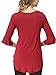 iGENJUN Women's Scoop Neck 3/4 Ruffle Detailed Sleeve Floral Tops Blouse