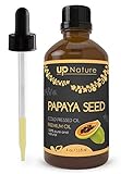 Papaya Seed Essential Oil - Papaya Enzyme Helps Brighten Skin, Reduce Acne, Heal Scars Cold Pressed - Pure, Unrefined, Non-GMO - Natural Exfoliant - With Dropper (4 oz.) by UpNature