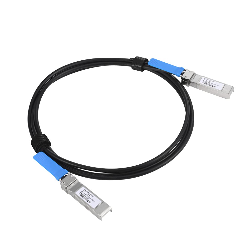 BESNIN SFP28_DAC 25/100G Direct Attach Copper Twinax Cable 1M/2M/3M 30AWG 25G/100G Copper Passive (30AWG 25G 1M)