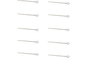 PROLINEMAX 10 Pieces 3/8 Inch x 12 Inch WLL 1,050 Pounds Fully Threaded Marine Stainless Steel Turned Eye Bolt Nut Washer