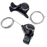 YOTHG TX30-7 Bicycle Derailleur Trigger shifter With Shift Cable, Brake Lever Combo,7 Gears 21 Speed For Mountain Bike Cycling
