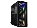 Raidmax Galaxy ATX Mid Tower PC Gaming Computer Case with Front Panel ARGB LED Mirror Effect