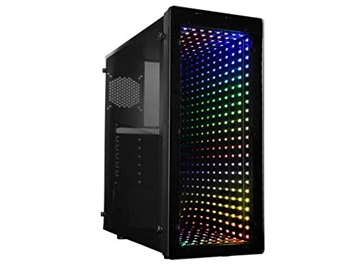 Raidmax Galaxy ATX Mid Tower PC Gaming Computer Case with Front Panel ARGB LED Mirror Effect