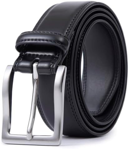 XOUXOU Men's Casual Leather Jeans Belts Classic Work Business