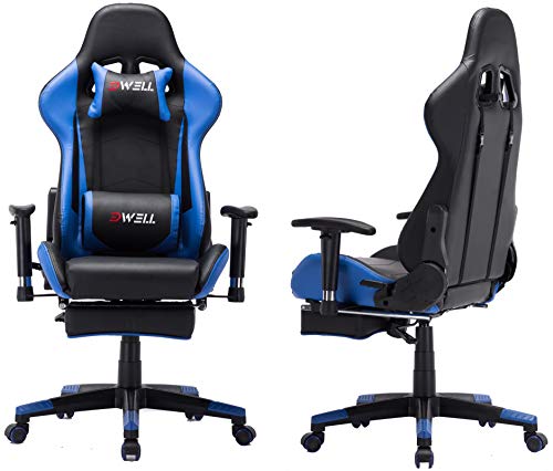 EDWELL Ergonomic Gaming Chair with Headrest and Lumbar ...