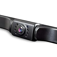 eRapta ERT01 2nd Generation Car Rear View Reversing Backup Camera Automotive with 149°Perfect View Angle 8 LED Lights Night Vision 9 Level Waterproof Universal Car Backing Camera License Plate