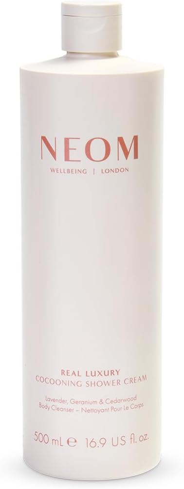 Neom Real Luxury Cocooning Shower Cream 500ml Lavender Cedarwood Vegan