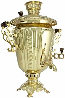 Samovar combined (electric or coal, charcoal, firewood) 4.5 liters"Drinking"