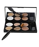 color corrector concealers with 2 free oval brushes