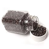 Baisidai Brown 1000-Pack of Silicone Micro Rings Links Beads For Human Feather Hair Extension Tip