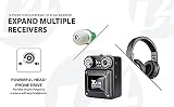Xvive U4 Wireless In-Ear Monitor System 2.4GHz Transmitter Beltpack Receiver view 4