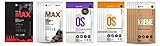 KETO//OS Sample Pack - No Caffeine: Max Maui Punch and Swiss Cacao, 3.0 Chocolate Swirl + 2.1 Orange Dream and KREME (1 Sachet each)