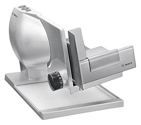 Bosch MASM Eléctrico W Metal Metálico Plata rebanadora Cortafiambres Metal Metálico Plata