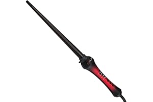 CHI Lava Tapered Hairstyling Wand, Versatile Hair Curler Wand for Flawless Curls, Lower Temperature, for Medium to Long Hair Lengths, 3/8”– 3/4” Barrel