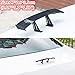 TOOGOO Auto Parts Modified Mini Black Spoiler Personality Decorative Spoiler Tail Decoration