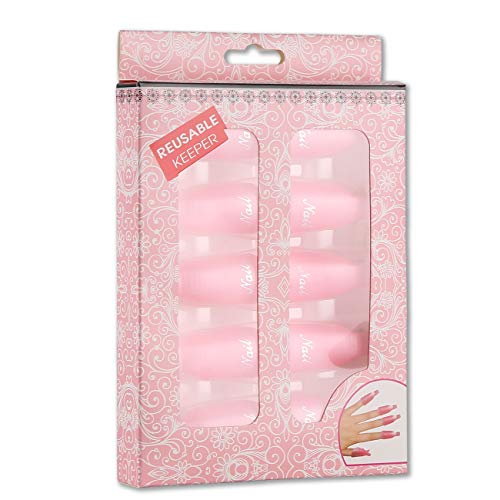 Dr.Nail 10Pcs Professional Plastic Acrylic Nail Art Polish Remover Clips UV Gel Wrap Cleaner Soak Off Cap Clip