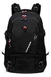 ProEtrade Multipurpose Large Oversize Waterproof Travel Outdoor School Backpack (Black)