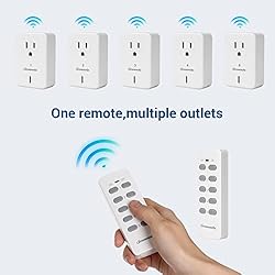 DEWENWILS Remote Control Outlet Plug Wireless On
