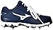 Mizuno Women's 9 Spike Swift 4 Black-w, Navy/White, 11 M US