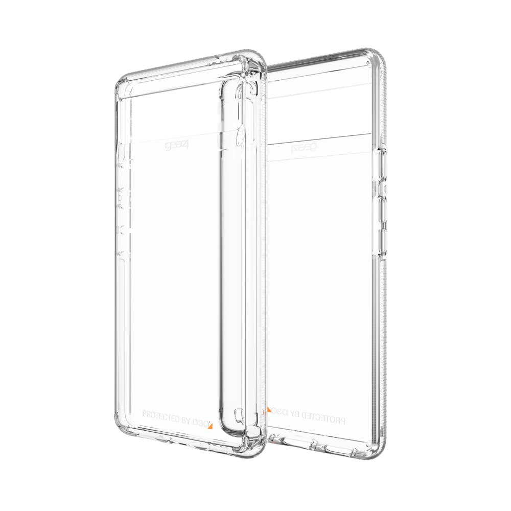 Photo 1 of ZAGG Gear4 Crystal Palace Clear Case with Advanced Impact Protection [ Approved by D3O ], Slim, Tough Design for Google Pixel 6a – Clear