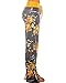 AceIce Women's Comfy Stretch Floral Print Lounge Pants Casual Drawstring Palazzo Pants Wide Leg Pajama Pants (Yellow, Tag 2XL= US 12)