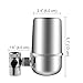 JIANFA Faucet Water Filter Tap Water Faucet Filter Best Chlorine Removing Filtration System Cartridge for Home Kitchen and Bathroom Sink Chrome
