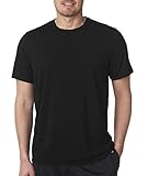 NEW Gildan Dry Fit Mens Large L Adult Performance Short Sleeve T-Shirt Black
