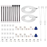 iCreating LED Strip Connectors 4 Pin, RGB LED Light