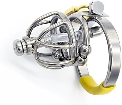 MISSLOVER The male bird genuine ultra short stainless steel with CB6000S catheter lock chaste offbeat toys