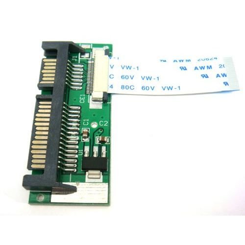 Aneew 24 Pin SATA LIF Macbook Air SSD HDD to 7+15 22pin SATA Adapter Card +Cable