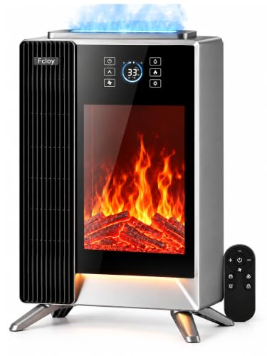 Fcloy 3-in-1 Fireplace Space Heater