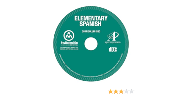 Amazon Com 10 Sos Aop Alpha Omega Switched On Schoolhouse Elementary Spanish Childrens Early Learning Software Office Products