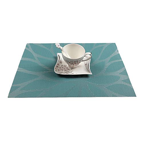 PREMIUM CARE Set of 4 Placemats for Table Heat-Resistant Skid-Proof Table Mats Dining Table Woven Stain Resistant Easy to Clean