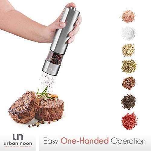3 Electric+Pepper+Grinder+Salt+Adjustable