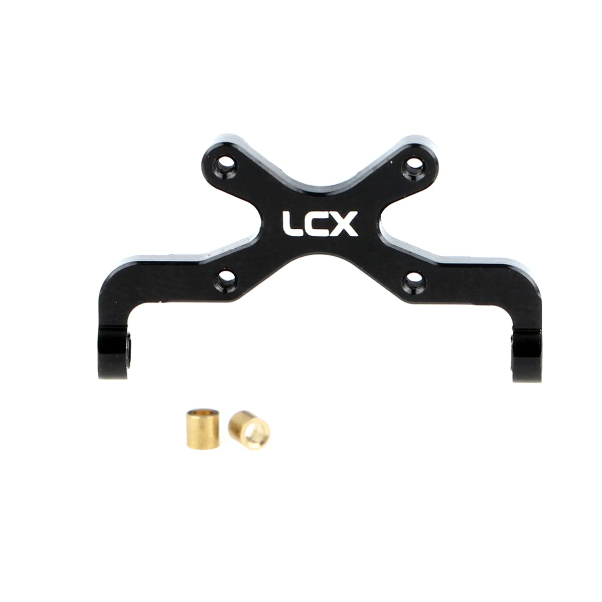 LCX Racing 1/24th RC Crawler Car CNC Machined Aluminum Rear Body Mount Body Brace Bracket for Axial SCX24 Wrangler JLU AXI00002, Upgrades Parts Accessories