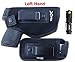 TacX Pro Gear Universal IWB Holster Bundle | Concealed Carry | Inside The Waistband | Flexible, Breathable, Neoprene | S&W M&P Shield 9/40 1911 XDS Taurus Glock (Left Bundle)
