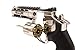 Bear River Exterminator BB & Pellet Revolver - Chrome Finish - Full Metal CO2 Air Gun with Included BB and Pellet Cartridges - Shoot .177 BBS or Pellets