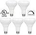 5-Pack Bioluz LED See Series BR30 LED Dimmable Bulb, 65W Replacement 650 Lumen, 2700K (Warm White), Indoor/Outdoor Flood Light E26 Medium Base, UL-Listed 5-Pack