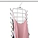 MerceHygea Tank Tops Hanger Metal Folding Space Saving Hanger Closet Organizer for Tank Tops, Cami, Bras, Bathing Suits, Belts, Ties