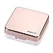 rosenice Contact Lens Case Mini Travel Simple Box Container Holder Eyecare kit Light Pink