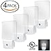 LED Night Light, Lovin Product UL Listed Sensor Wall Light; with Smart Dusk to Dawn Sensor; Energy Saving; Plug in Night Light for Hallway Bathroom/Bedroom/ Toilet/Baby's Room (4 Pack)
