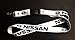 Nissan Lanyard 2X White & Black 1 inch x 22 inch Key Chain ID Badge Card Holder Hanger