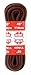 Kiwi Boot Laces, 45-inch, Round, Brown