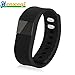 Henscoqi TW64 Fashion Smart Sports Wrist Band Bracelet with Bluetooth(Black)