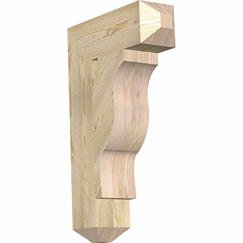 Ekena Millwork BKT06X20X32FST04RDF Funston Craftsman Rough Sawn Bracket, 6" Wid…