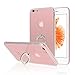 JETech Case for iPhone 6s Plus and iPhone 6 Plus, [Ring Holder Kickstand] Cover, Shock-Absorption Bumper, HD Clear