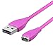 Getwow Fitbit Charge HR Charger, Getwow Replacement USB Charger Cable for Fitbit Charge HR Wireless Activity Wristband (Purple)